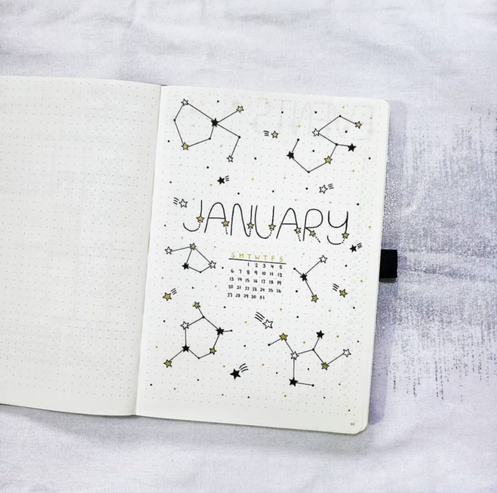 25 Galaxy and Space Themed Bujo Spreads You Need - atinydreamer