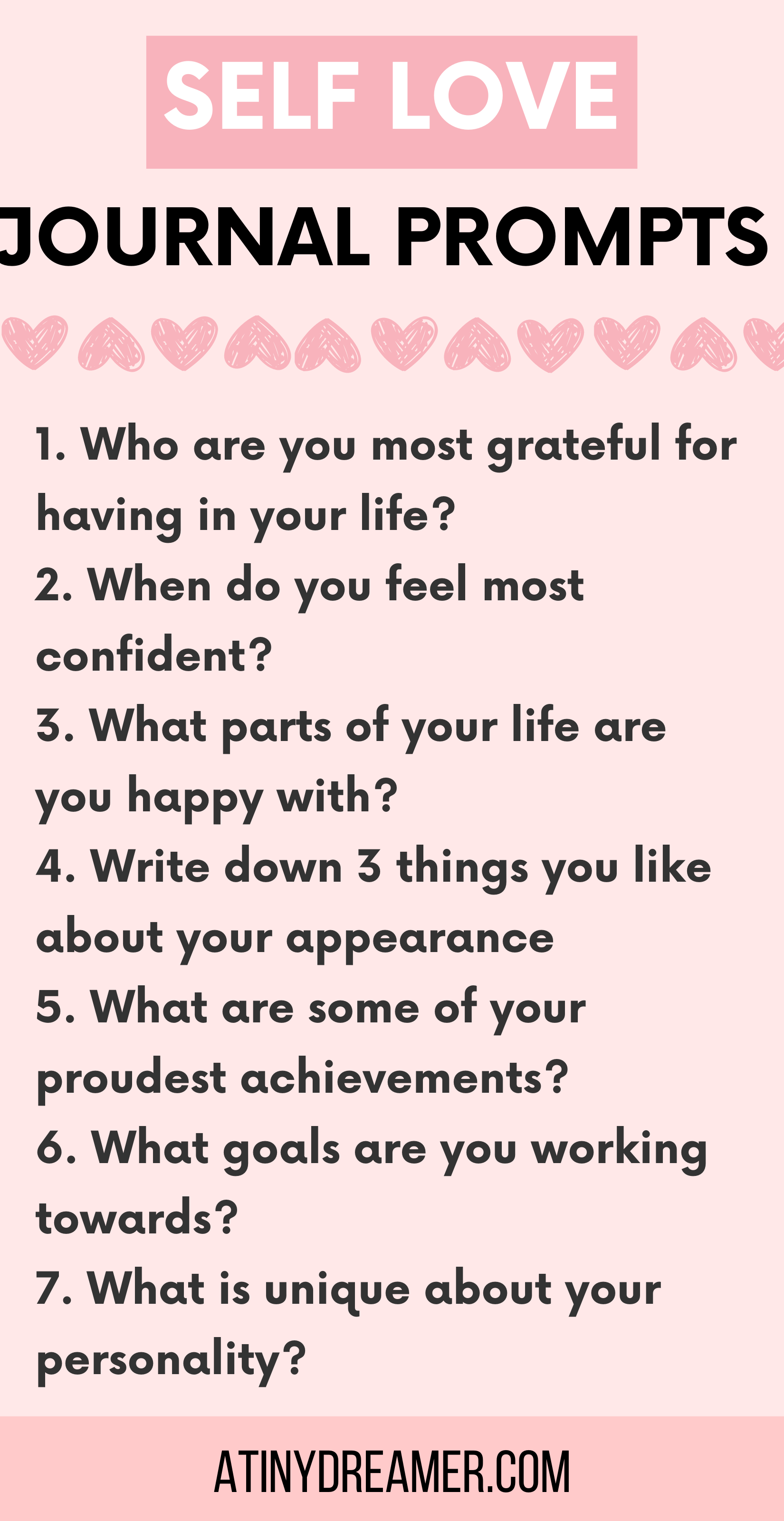 38 Wonderful Journal Prompts for Self Love - atinydreamer
