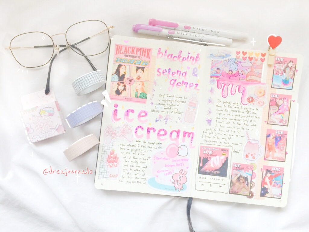 62 Popular Kpop Journaling Spreads for Inspiration - atinydreamer