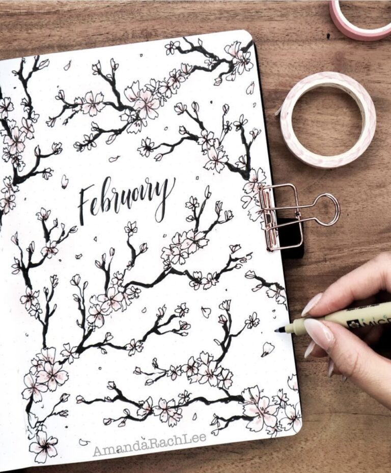 64 Best February Bujo Spreads You Need - atinydreamer