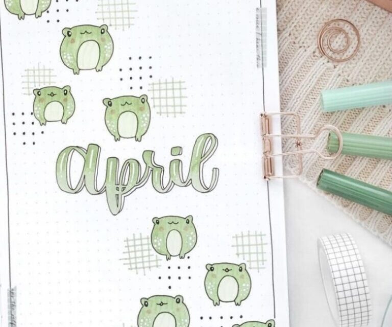 62 Best April Bujo Cover Spreads to Steal Now