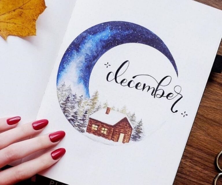 35 Gorgeous December Bullet Journal Spreads to Take Inspiration From