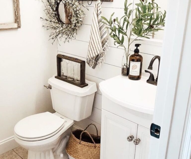 73 Farmhouse Bathroom Decor that are Absolutely Gorgeous
