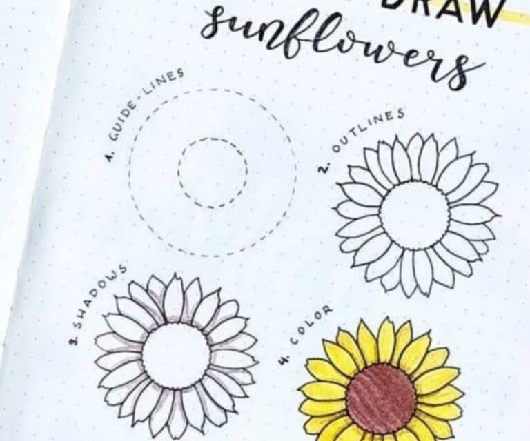 34 Best Step by Step Flower Doodle Tutorials for 2021