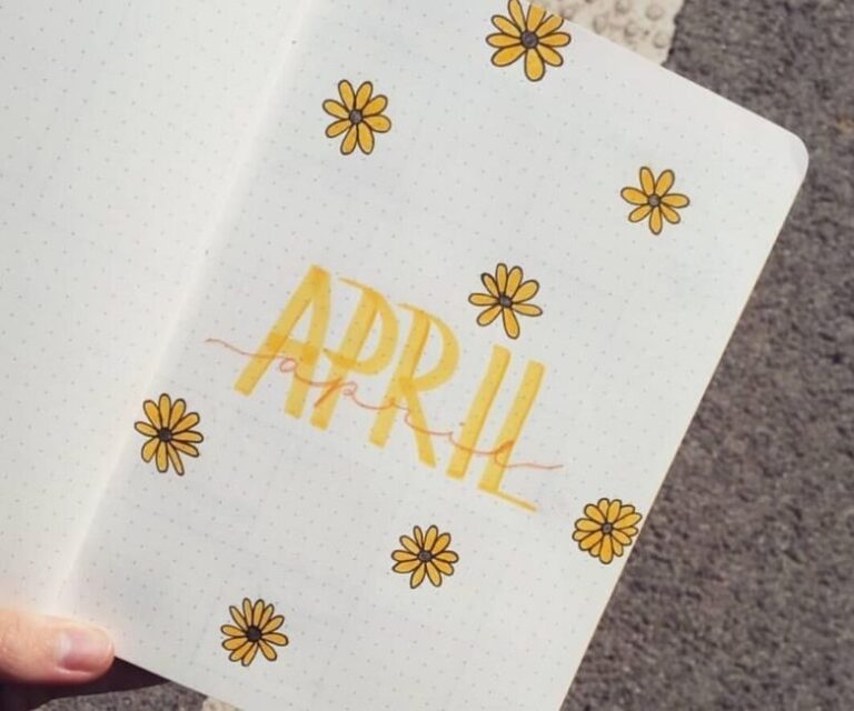 25 Wonderful April Bujo Spreads You Need to See