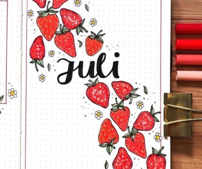 25 Fruit Bullet Journal Spread Ideas - atinydreamer