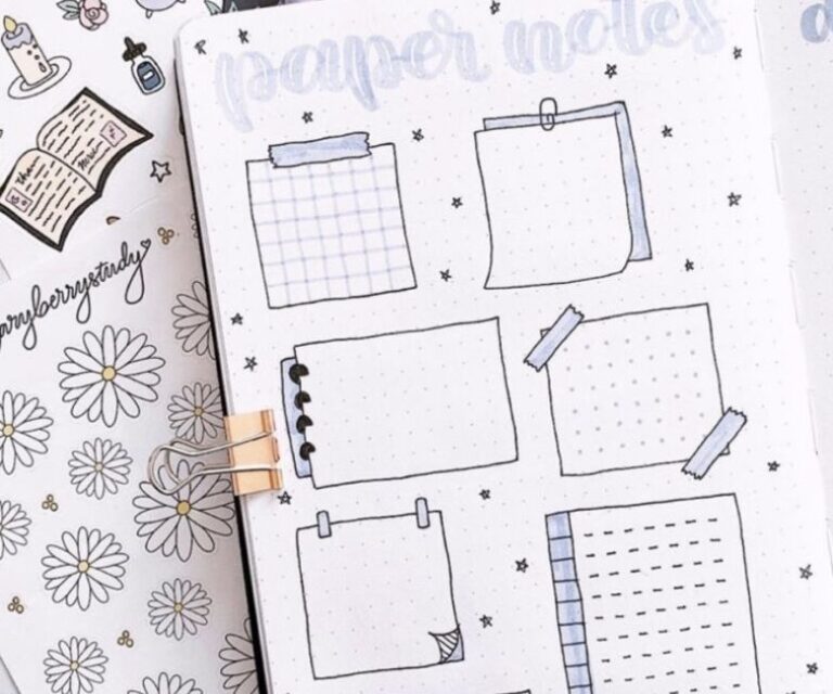 32 Best Paper Note Doodles for Inspiration