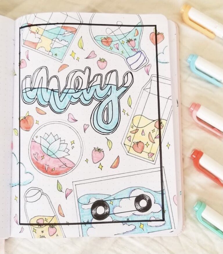 47 Best May Bujo Cover Spreads to Steal Now - atinydreamer