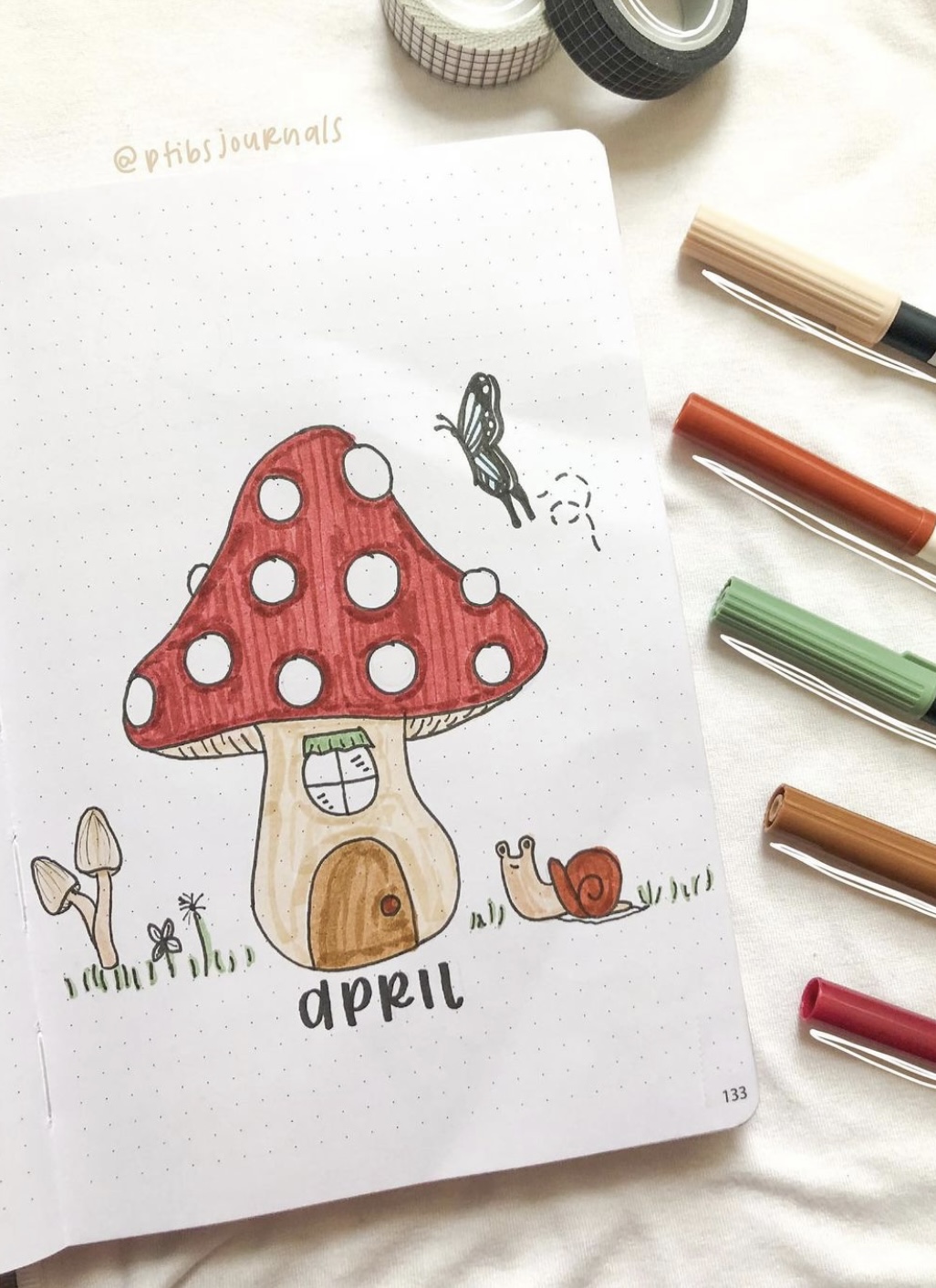 58 Best April Bujo Cover Spreads for Inspiration - atinydreamer