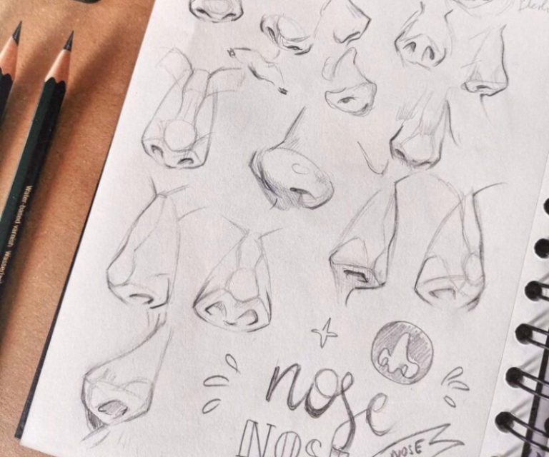 15 Best Nose Sketch Drawing Tutorials for Inspiration