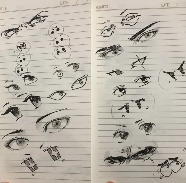56 Best Eyes Drawing to Learn How to Draw Eyes - atinydreamer