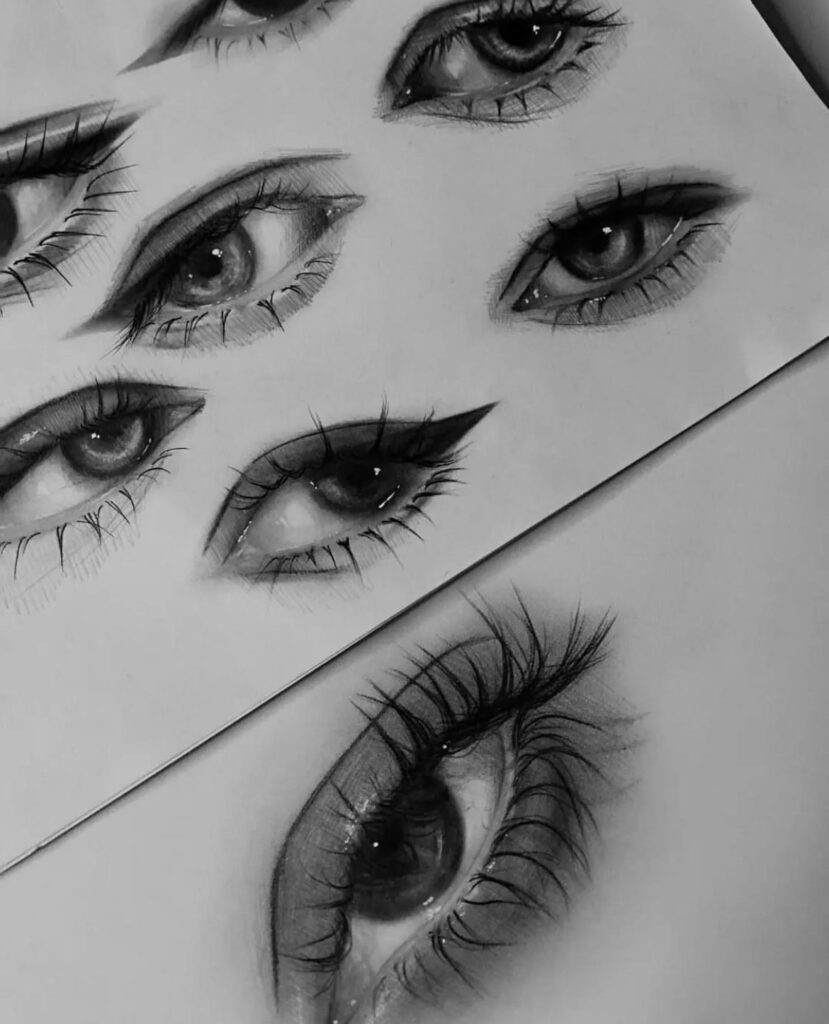 Pencil Drawing A Beautiful Eye Step By Step Easy - YouTube