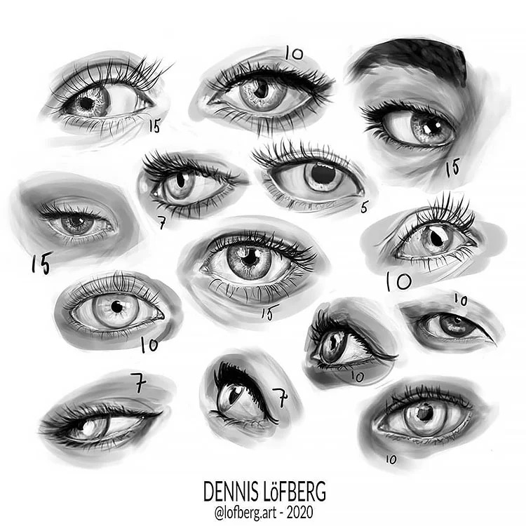 Pin by Grey on Full Body  Cute eyes drawing, Eye drawing tutorials, Eye  drawing