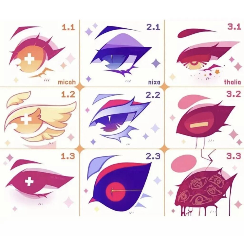 How to Draw 4 Types of Anime Eyes by Asterine - Make better art