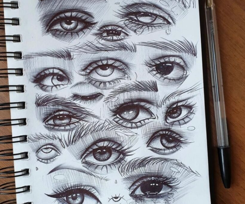 Eye Sketches - JeyRam Drawing Tutorials