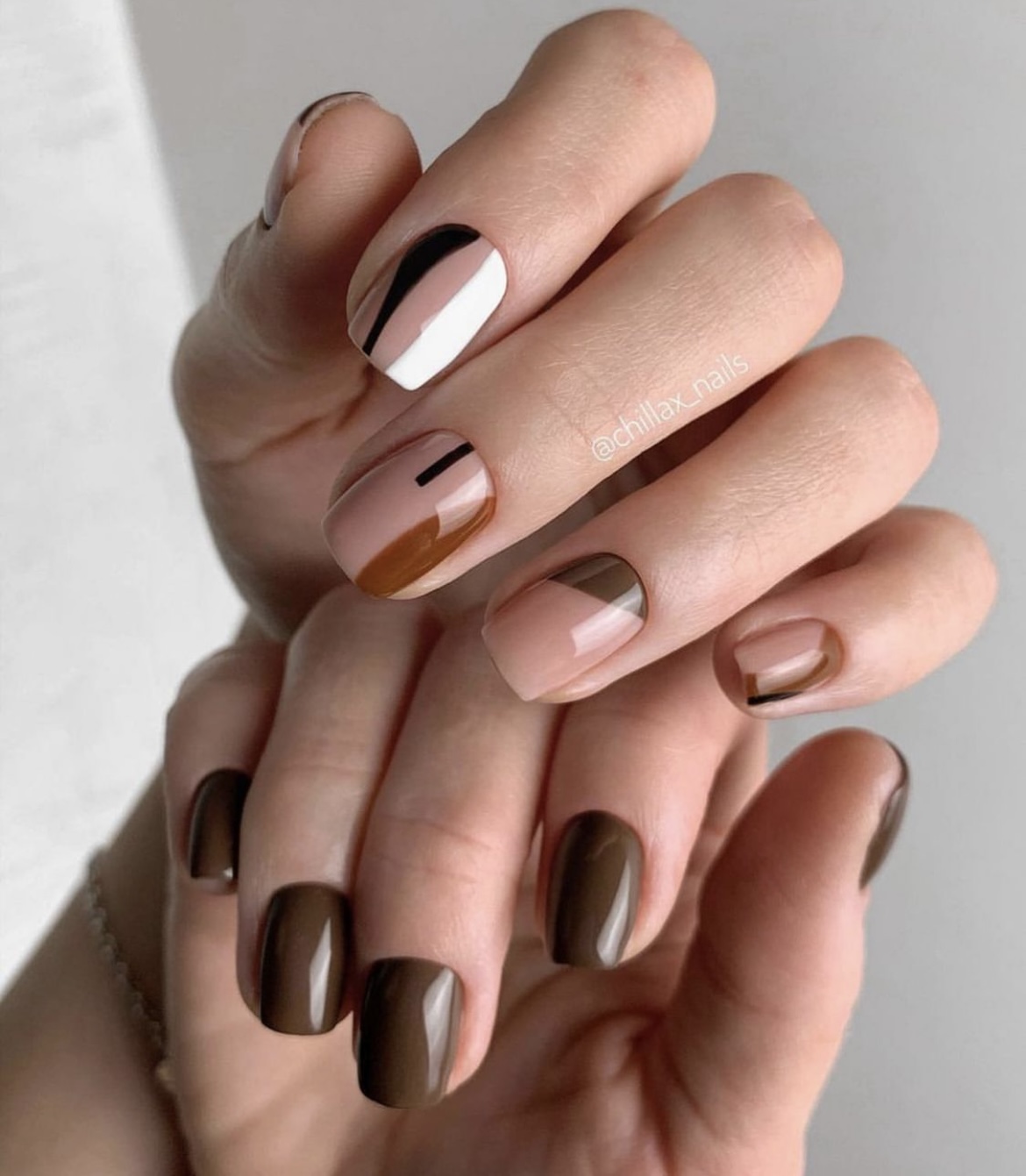 38 Best Brown Nail Designs to Copy for Fall atinydreamer