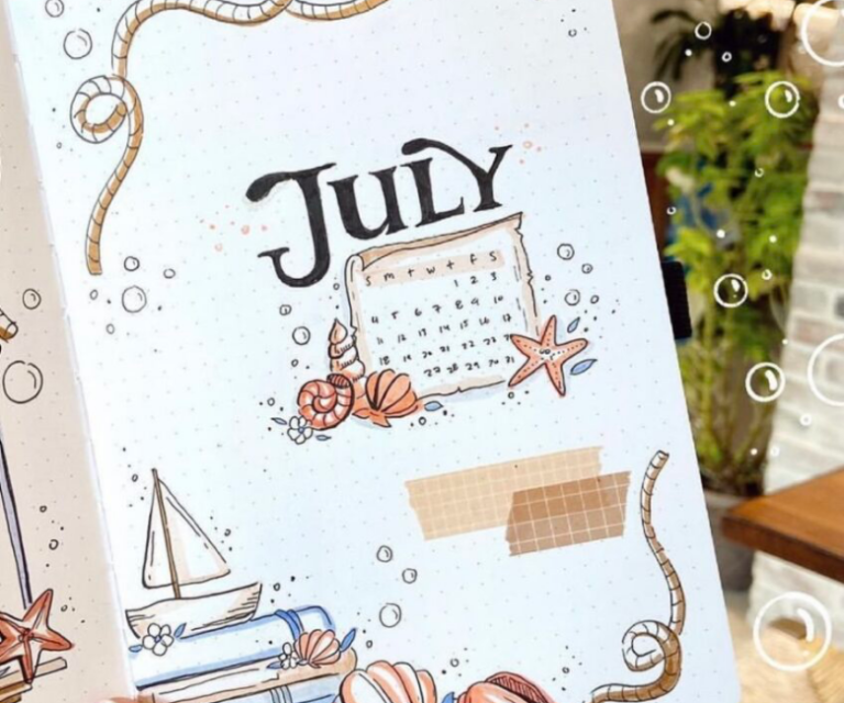 45 Best July Bullet Journal Spreads to Copy Now