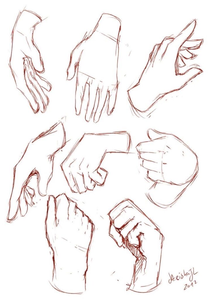 drawing ideas hand