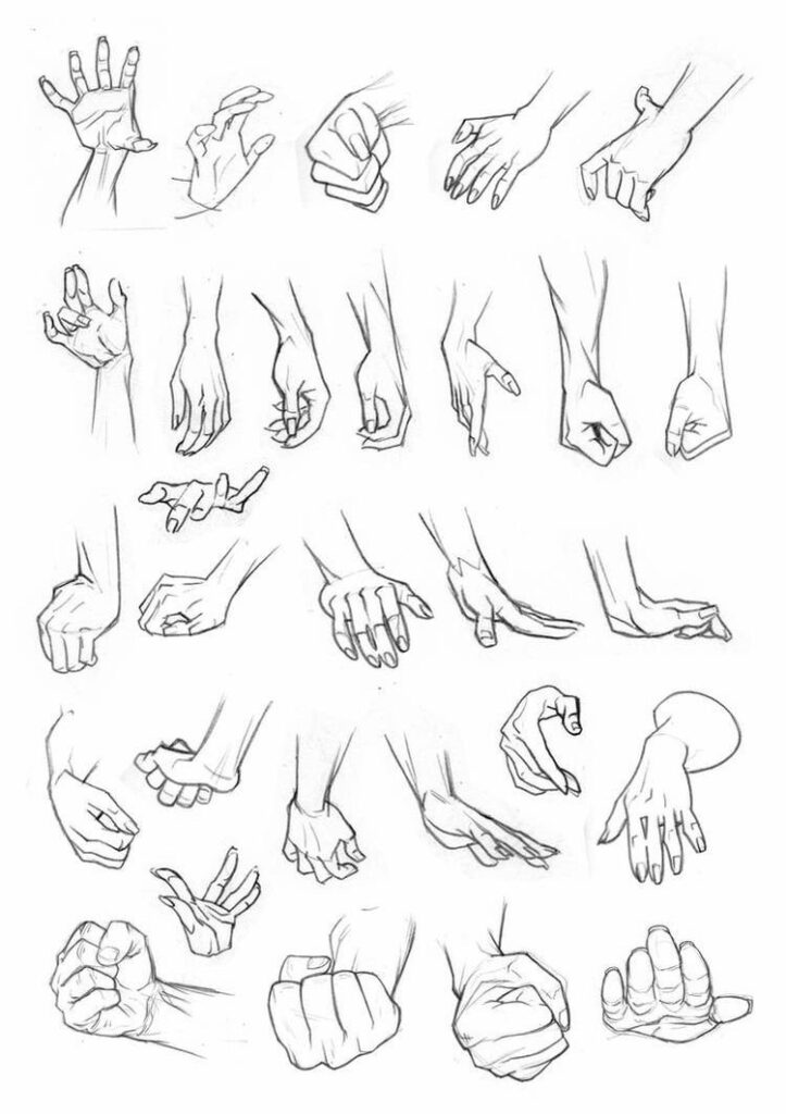 drawing ideas hand