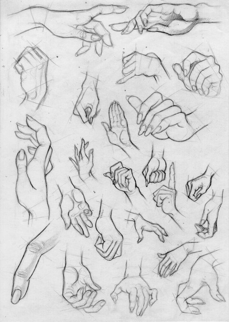 drawing ideas hand