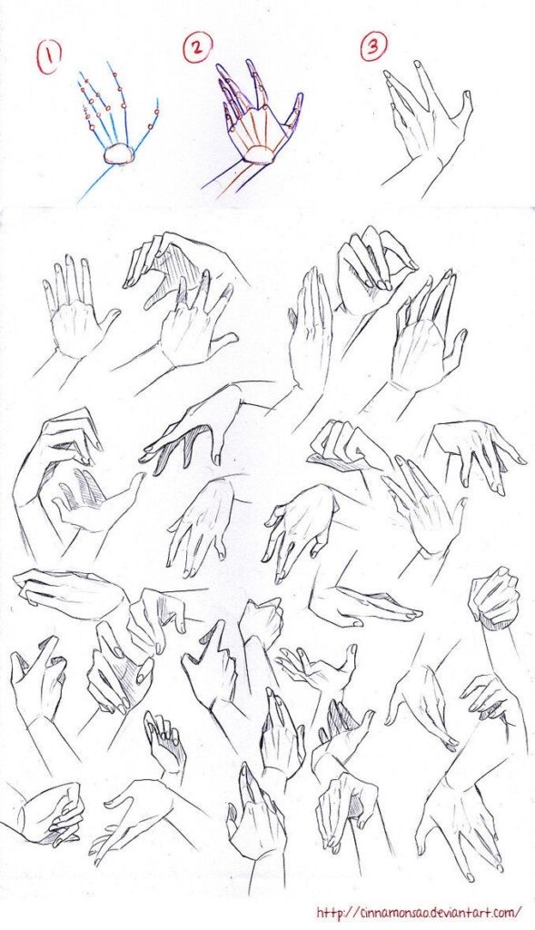 drawing ideas hand