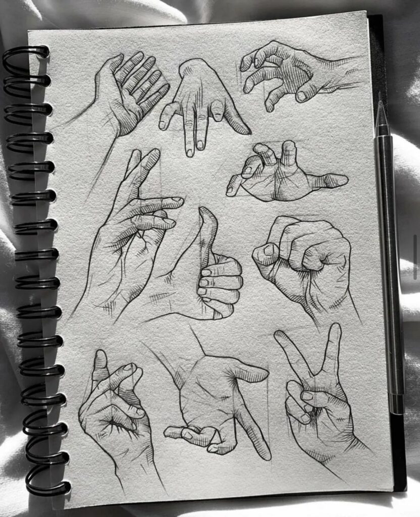 drawing ideas hand