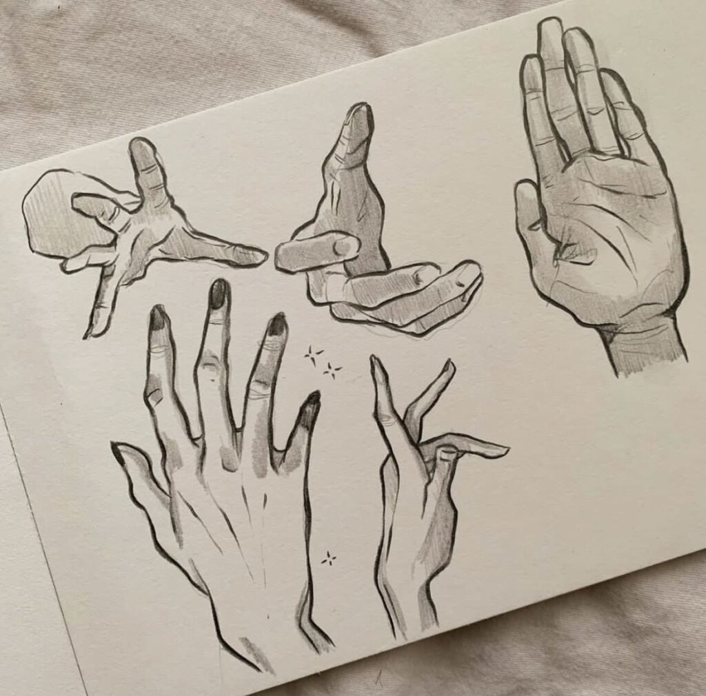 drawing ideas hand