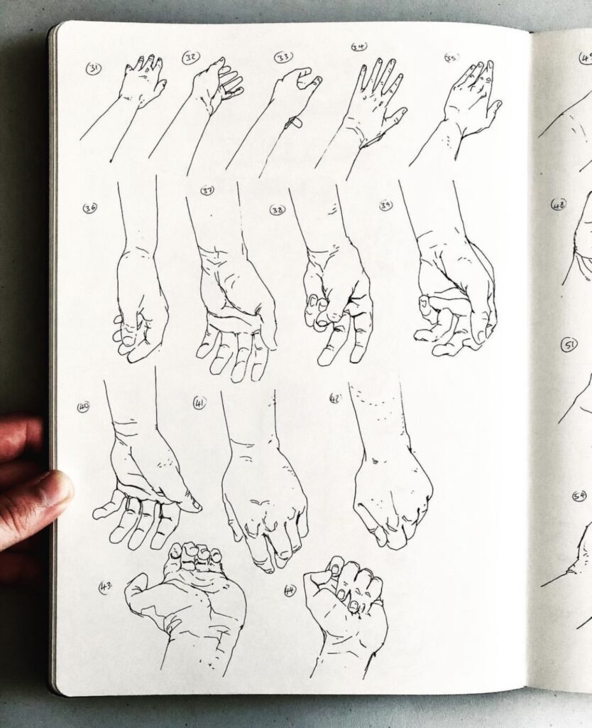 drawing ideas hand