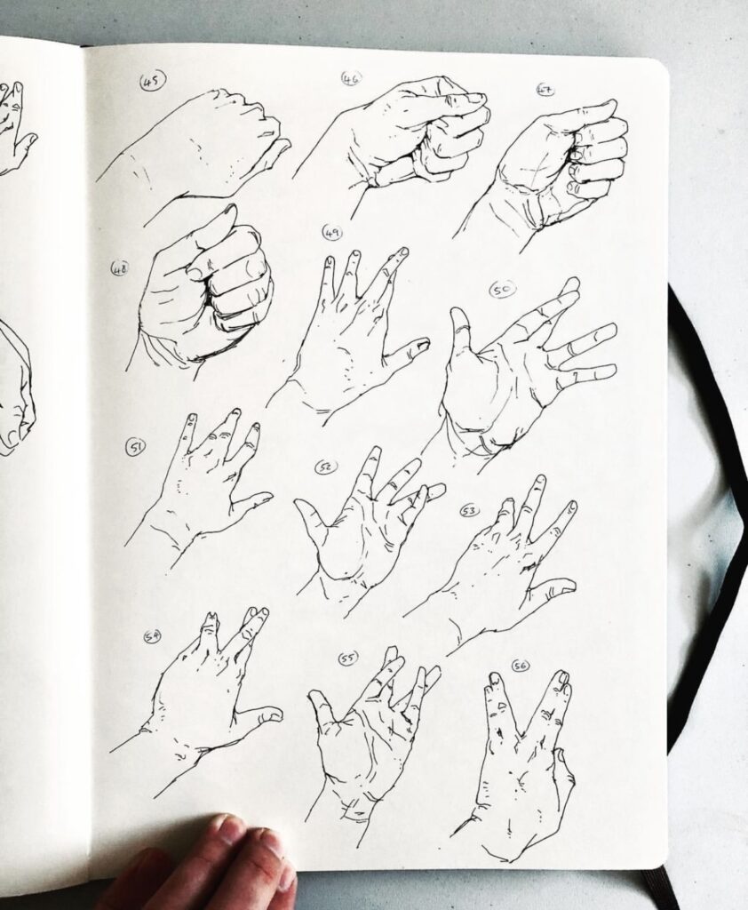 drawing ideas hand