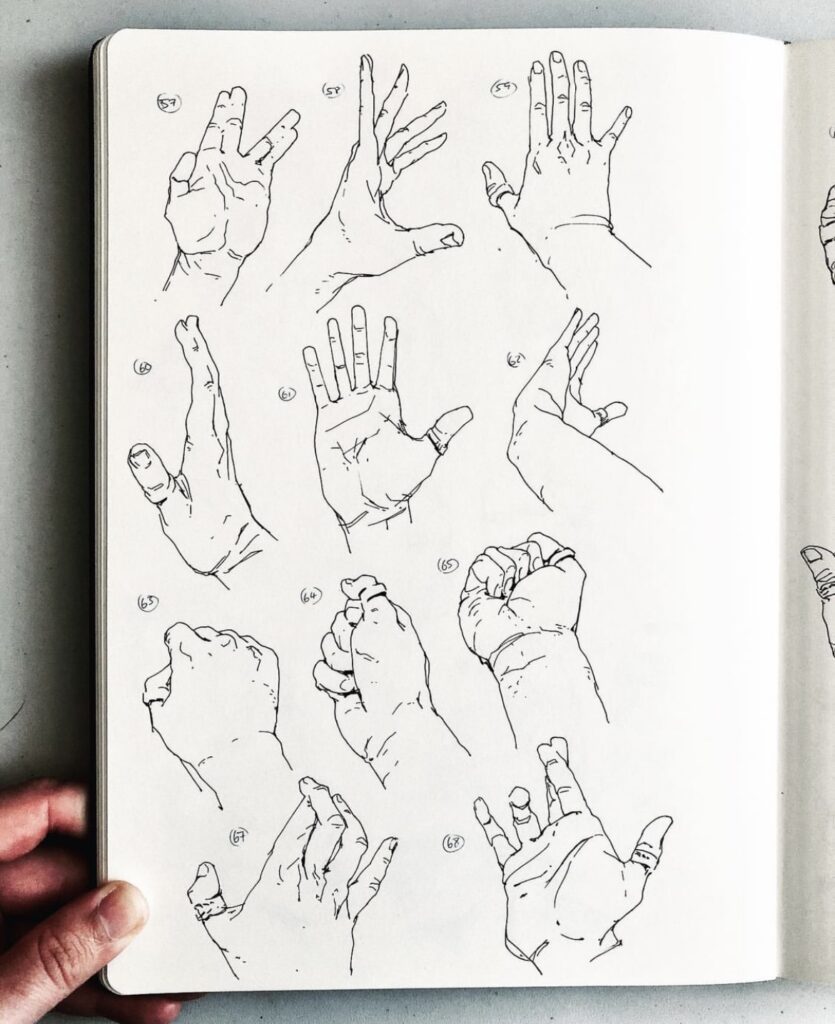 drawing ideas hand