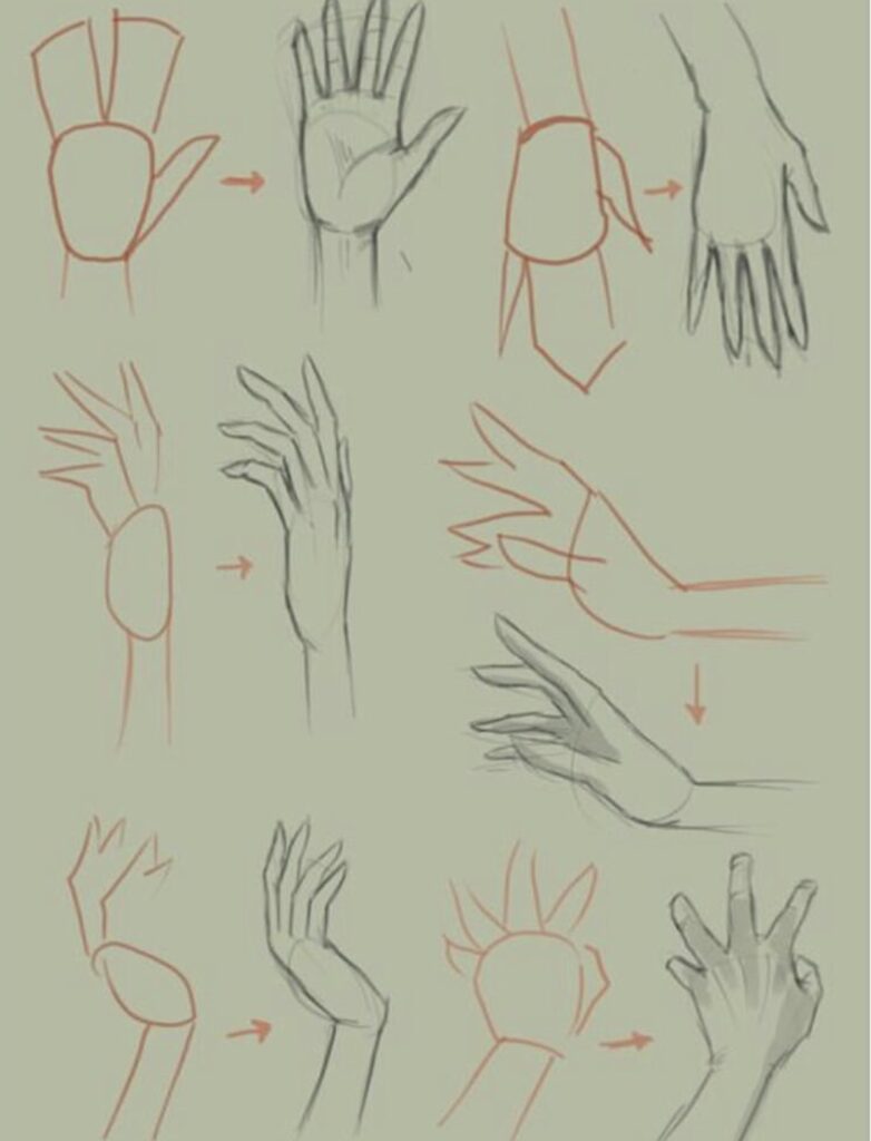 drawing ideas hand