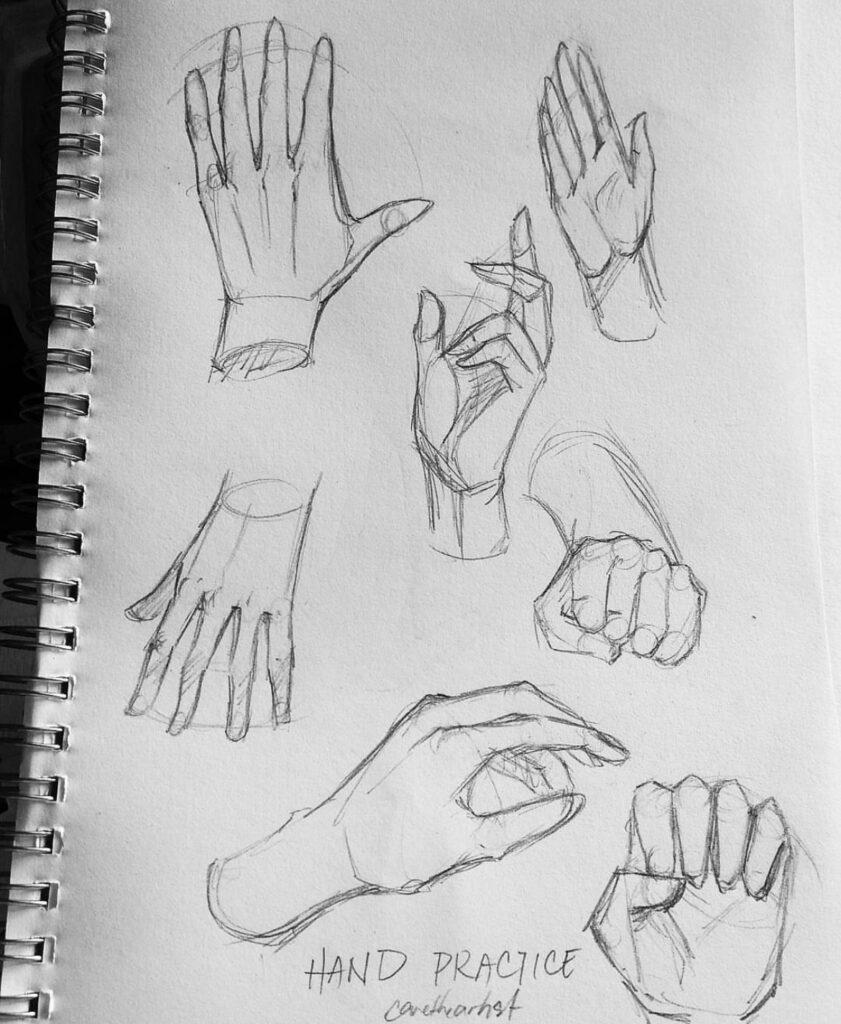 drawing ideas hand