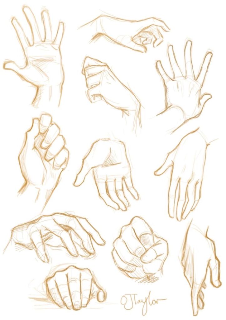 drawing ideas hand