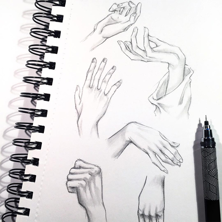 drawing ideas hand