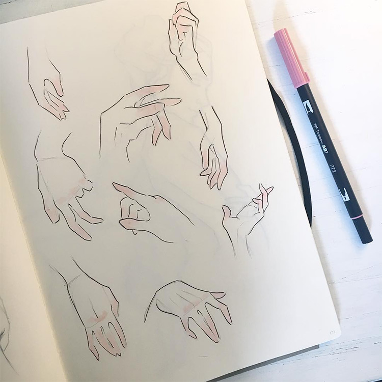 drawing ideas hand