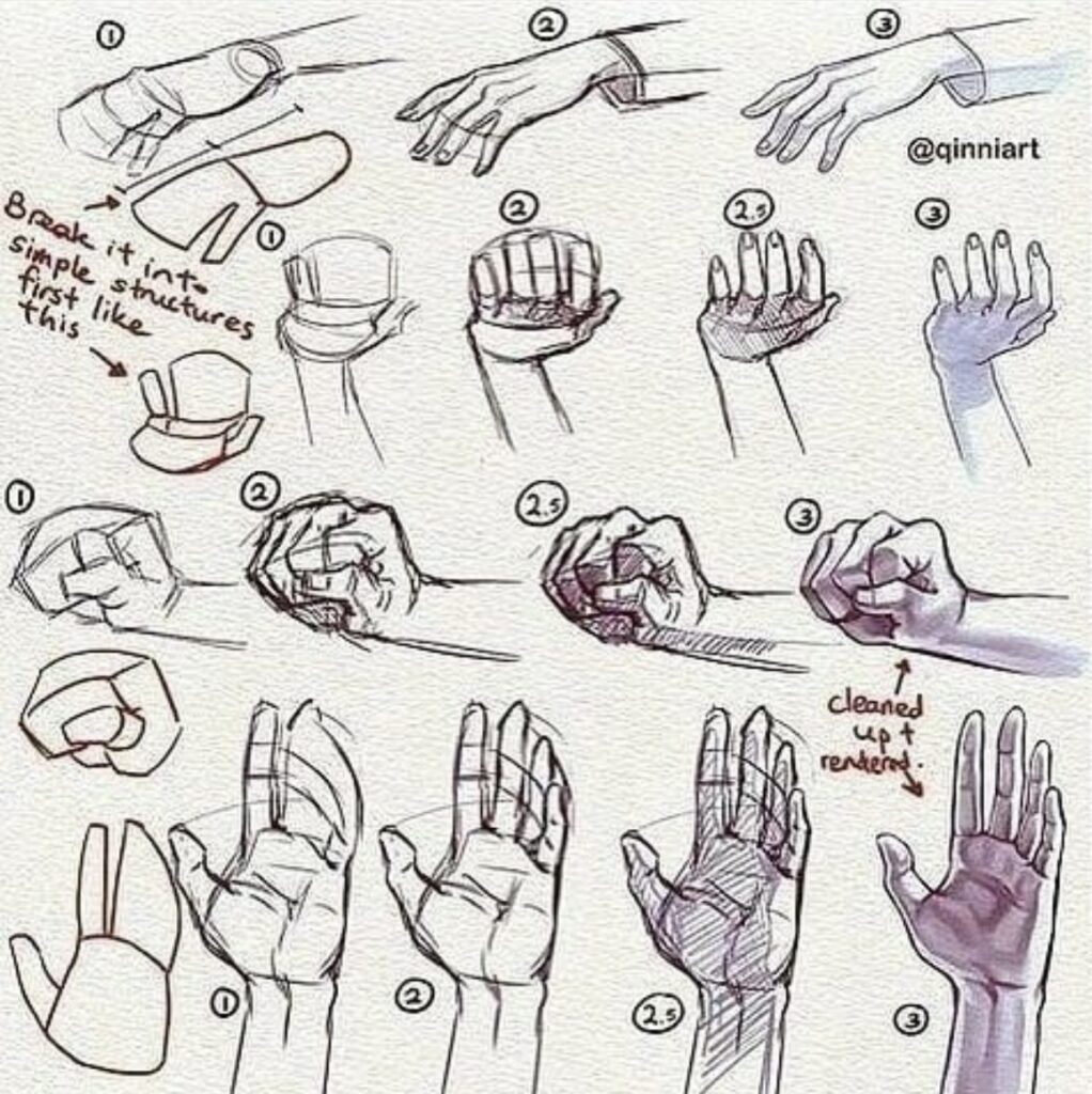 drawing ideas hand