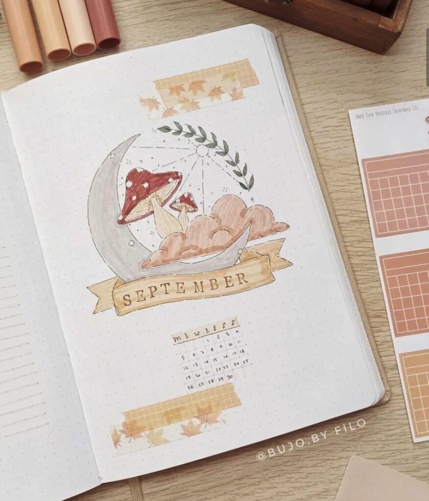 69 Best September Bujo Cover Spreads for Inspiration - atinydreamer