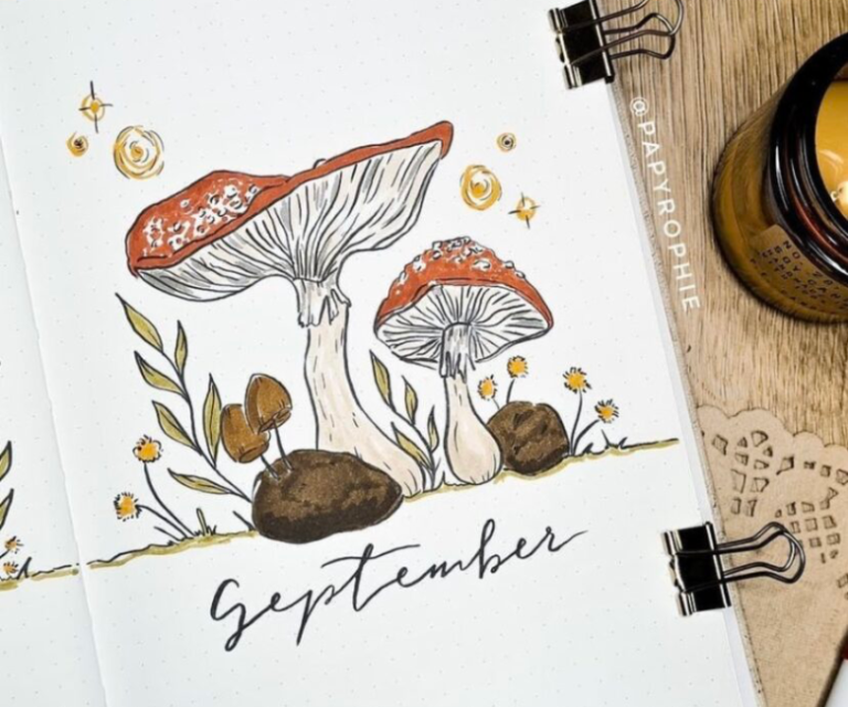 69 Best September Bujo Cover Spreads for Inspiration