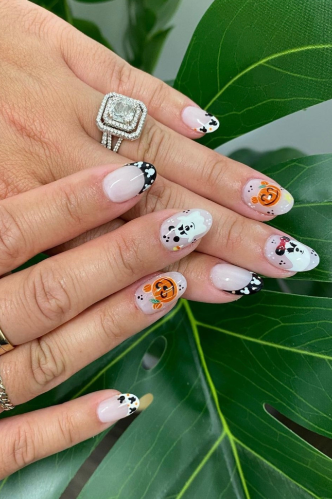 30+ Spider Web Nail Designs to Try 2021 - ♡ July Blossom ♡ | Horror nails,  Goth nails, Long acrylic nails