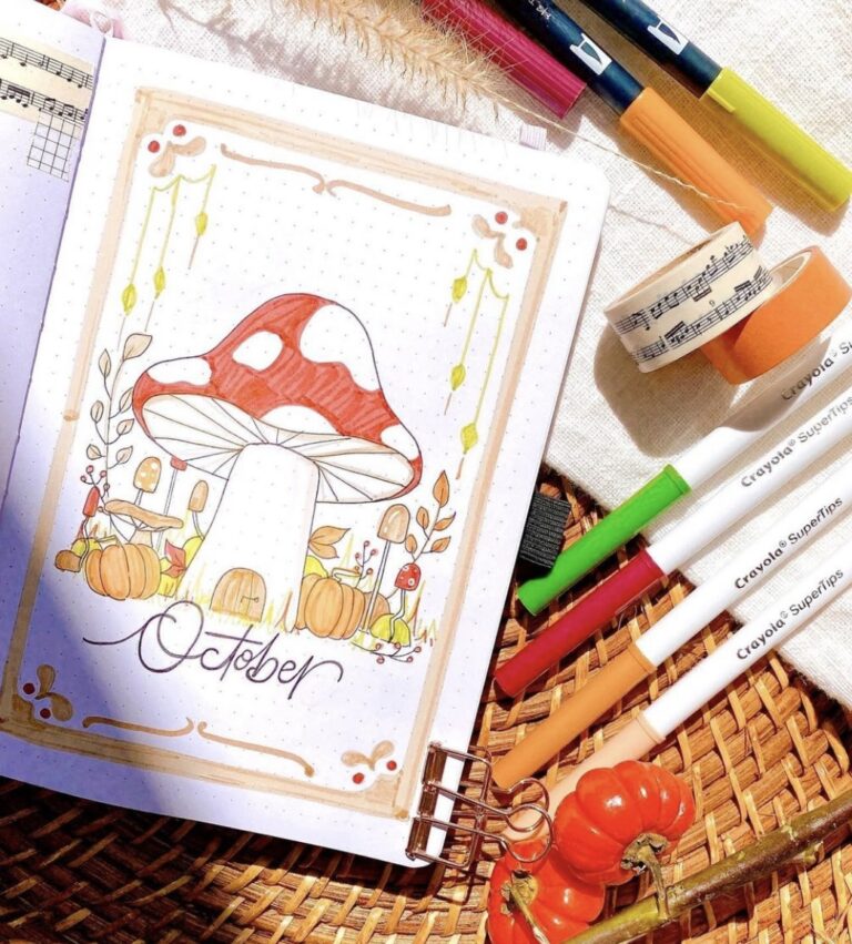 79 Best October Bujo Cover Spreads to Copy - atinydreamer