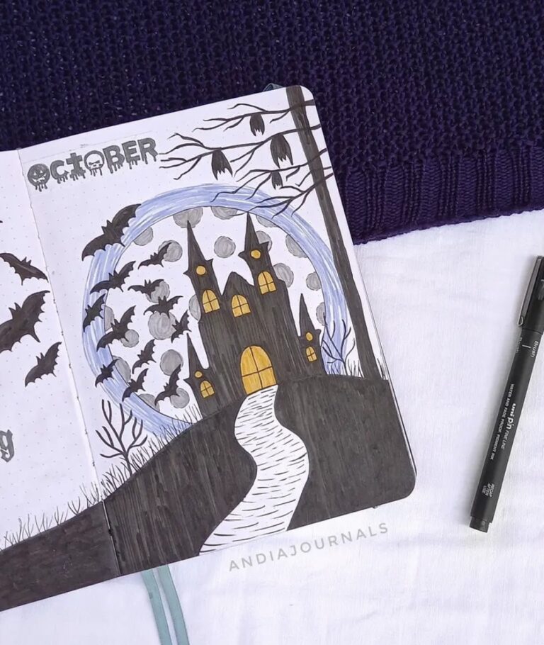 79 Best October Bujo Cover Spreads to Copy - atinydreamer