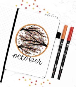 79 Best October Bujo Cover Spreads to Copy - atinydreamer