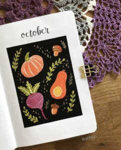 79 Best October Bujo Cover Spreads to Copy - atinydreamer