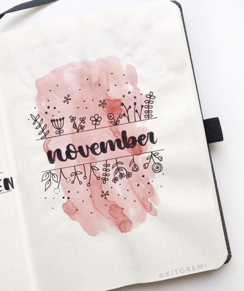 100+ Best November Bujo Spreads for Inspiration - atinydreamer