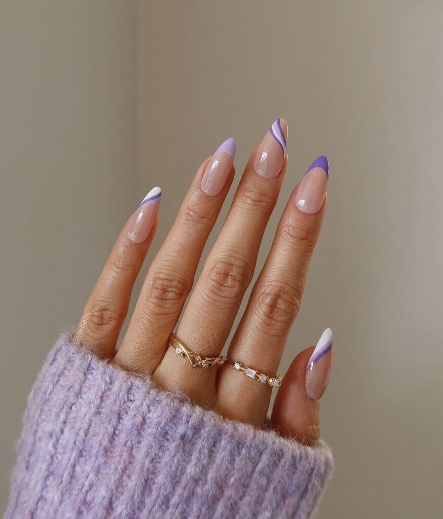 45+ Charming Korean Light Purple Nails to Try This Spring | The KA Edit | Lilac  nails, Lilac nails design, Light purple nails