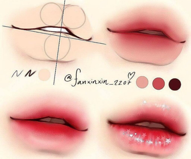 Glossy Lip Study by sweta1410 on DeviantArt