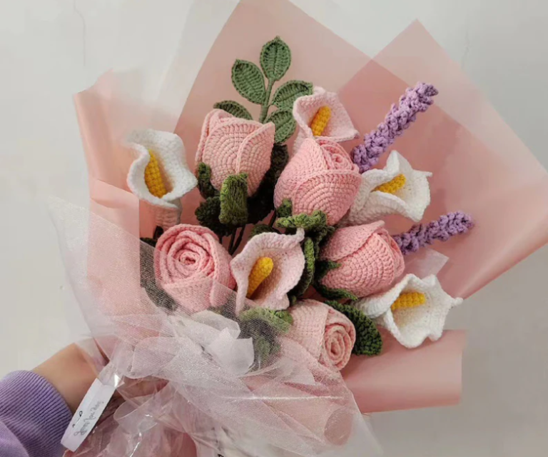 27 Best Crochet Flower Bouquets to Buy for Valentines