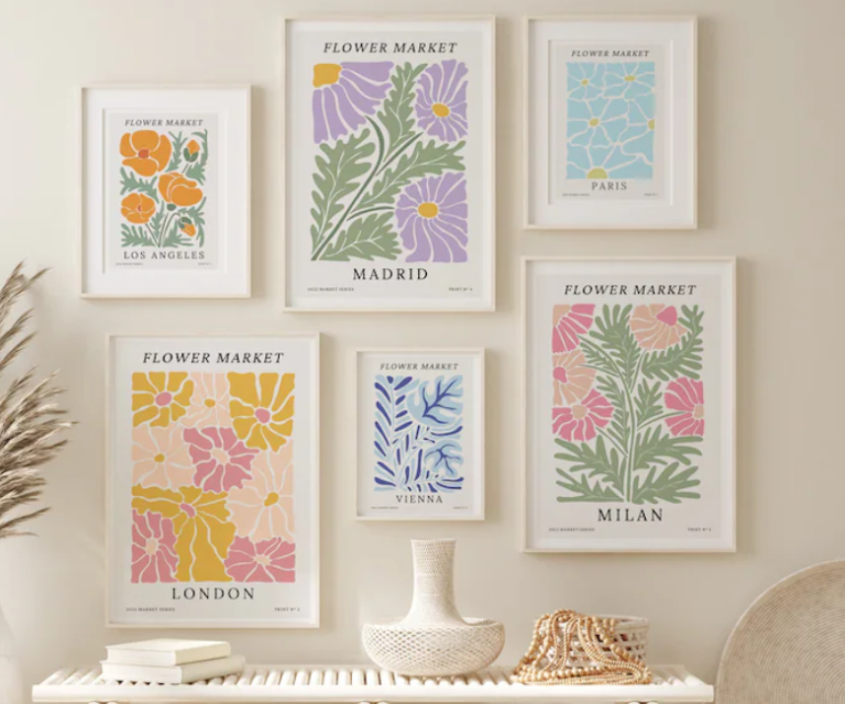49 Best Flower Wall Art Prints for any room in your house