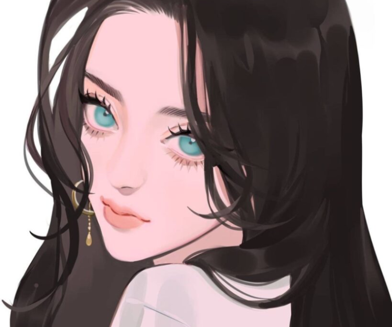 58 Best Black Hair Anime Girl Illustrations to inspire your art