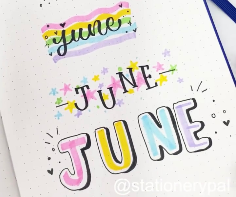 31 Unique June Bujo Headers to Add Charm to Your Pages